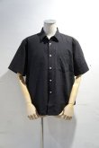 画像3: MANUAL ALPHABET　BANDANA JQ LOOSE FIT REGULAR COLLAR S/S SHIRT（BLACK） (3)