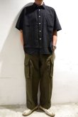 画像4: MANUAL ALPHABET　BANDANA JQ LOOSE FIT REGULAR COLLAR S/S SHIRT（BLACK） (4)