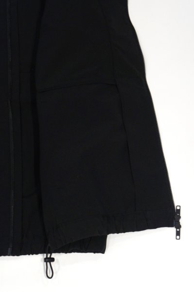 画像3: LAMOND　STAND NECK WIDE BLOUSON(BLACK)