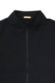 画像2: LAMOND　STAND NECK WIDE BLOUSON(BLACK) (2)