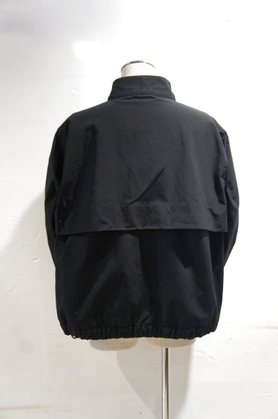 画像1: LAMOND　STAND NECK WIDE BLOUSON(BLACK)