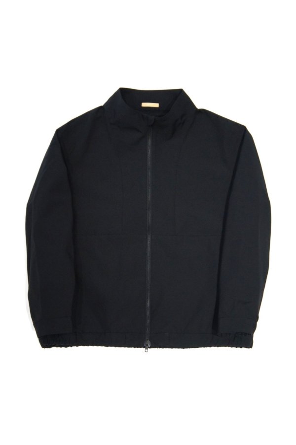 画像1: LAMOND　STAND NECK WIDE BLOUSON(BLACK) (1)