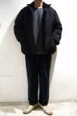 画像7: STILL BY HAND　PADDED STAND COLLAR BLOUSON(BLACK) (7)