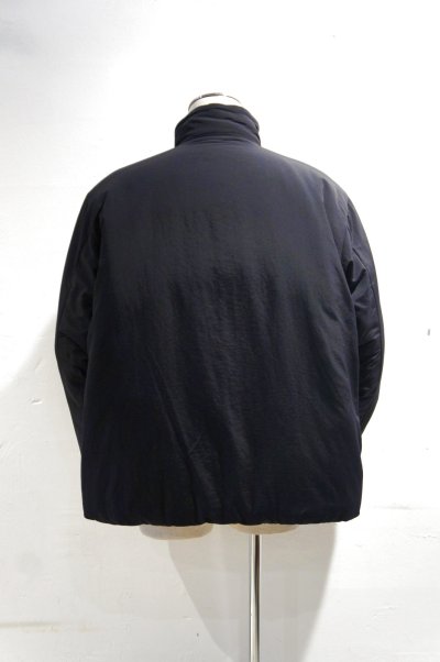 画像1: STILL BY HAND　PADDED STAND COLLAR BLOUSON(BLACK)