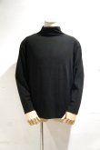 画像3: LAMOND　LOUNGE SUEDE HIGH NECK(BLACK) (3)