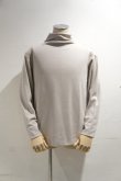 画像3: LAMOND　LOUNGE SUEDE HIGH NECK(GRAY BEIGE) (3)