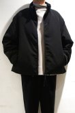 画像1: LAMOND　WEATHER CLOTH DOWN BLOUSON(BLACK) (1)