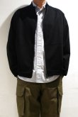 画像8: LAMOND　STAND NECK SILKY BLOUSON(BLACK) (8)