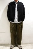 画像7: LAMOND　STAND NECK SILKY BLOUSON(BLACK) (7)