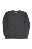 画像1: LAMOND　TRICOT WIDE LONG TEE(CHARCOAL杢) (1)