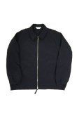 画像5: STILL BY HAND　POLYESTER ZIP UP BLOUSON(INK BLACK) (5)