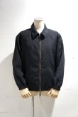 画像4: STILL BY HAND　POLYESTER ZIP UP BLOUSON(INK BLACK) (4)