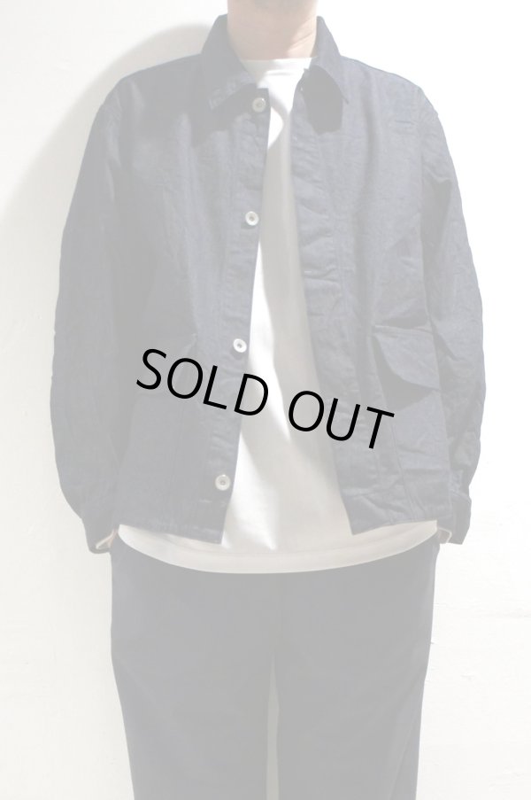 画像1: STILL BY HAND　DENIM JACKET(NAVY) (1)