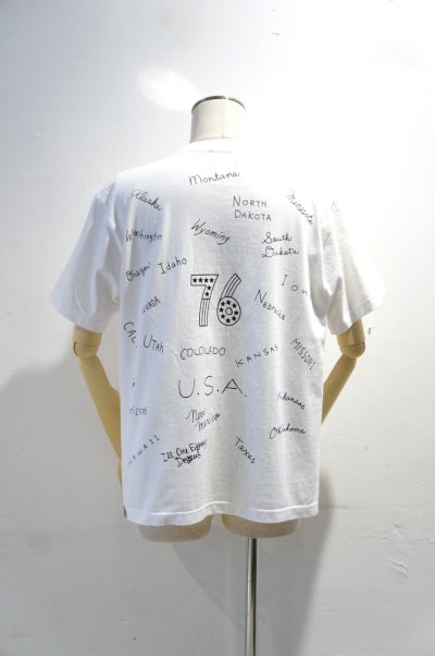 画像1: ILL ONE EIGHTY　"DOODLE" S/S TEE（WHITE）