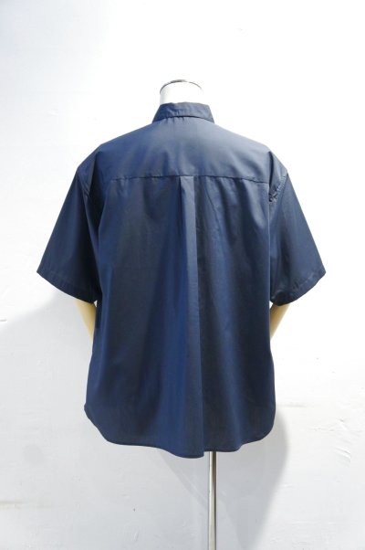 画像1: STILL BY HAND　COTTON S/S SHIRT(CHARCOAL)