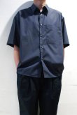 画像4: STILL BY HAND　COTTON S/S SHIRT(CHARCOAL) (4)