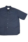 画像1: STILL BY HAND　COTTON S/S SHIRT(CHARCOAL) (1)