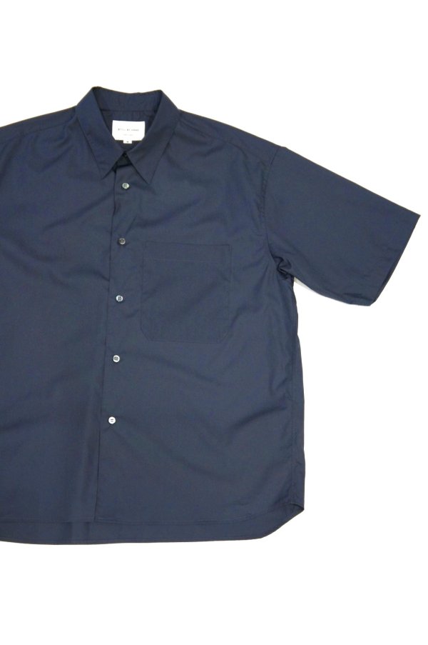 画像1: STILL BY HAND　COTTON S/S SHIRT(CHARCOAL) (1)