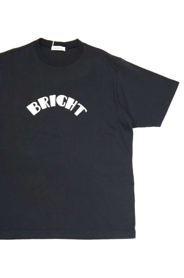 画像1: ORDINARY FITS　PRINT-T/BRIGHT(BLACK) (1)