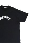 画像2: ORDINARY FITS　PRINT-T/BRIGHT(BLACK) (2)