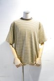 画像3: MANUAL ALPHABET　MULTI BORDER S/S TEE（YELLOW/BROWN） (3)