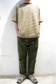 画像1: MANUAL ALPHABET　MULTI BORDER S/S TEE（YELLOW/BROWN） (1)