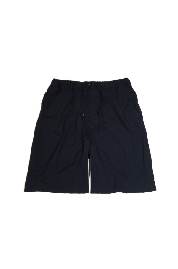 画像1: STILL BY HAND　NYLON EASY SHORTS（NAVY） (1)
