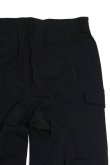 画像4: LAMOND　DRY TOUCH KERSEY CARGO PANTS(BLACK) (4)