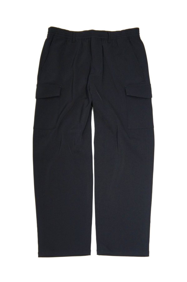 画像1: LAMOND　DRY TOUCH KERSEY CARGO PANTS(BLACK) (1)